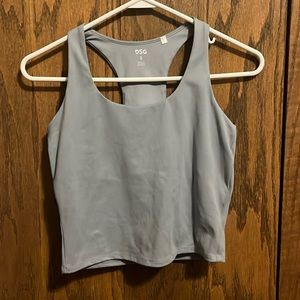 DSG grayish blue crop top